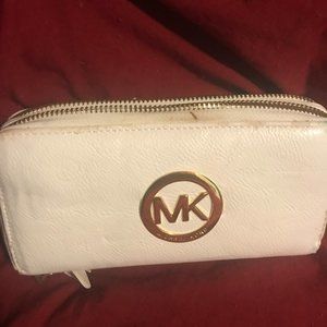 White small MK purse